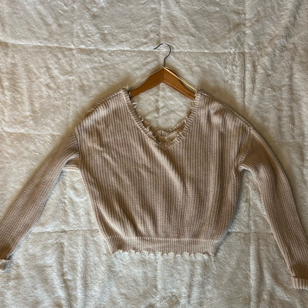 Tan sweater